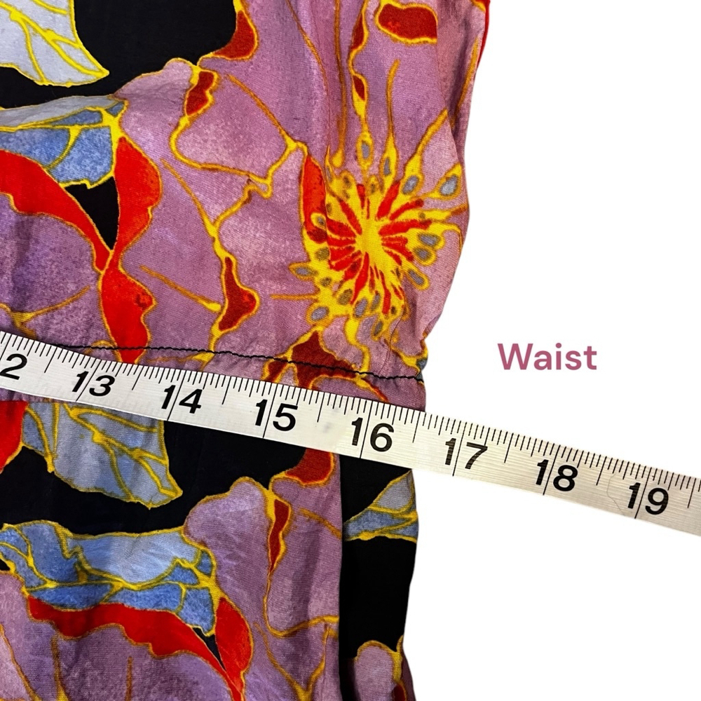 LOFT Petites Full Bloom Romper Jumpsuit Shorts, MP, Floral/Multi - Picture 7 of 15